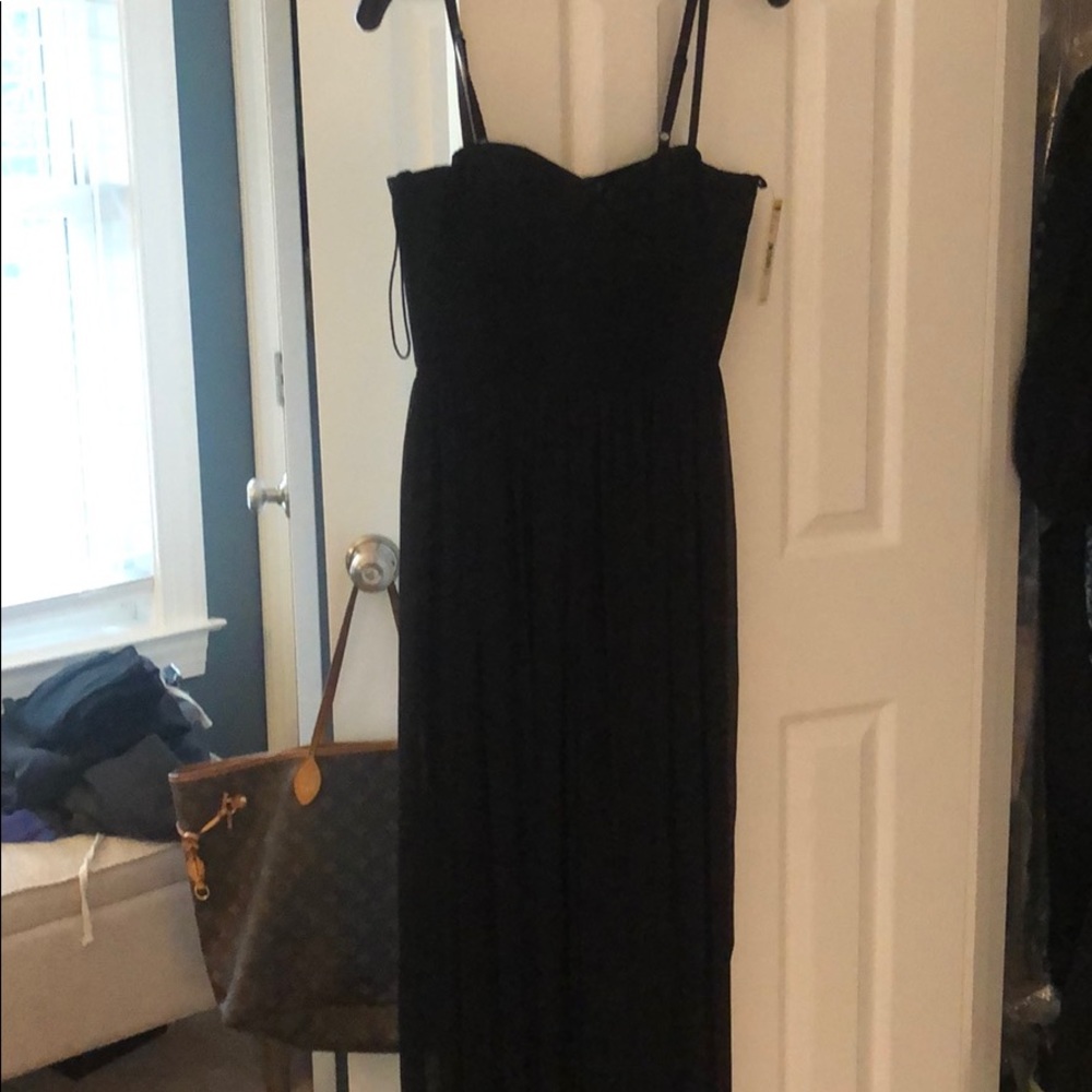 Alice and Olivia sheer gown